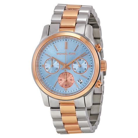 michael kors two tone runway watch|Michael Kors waterproof watch.